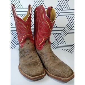 Cinch Edge Sqaure Toe Mummy Wrap Western  Ranchcore Utility Cowboy Work Boot